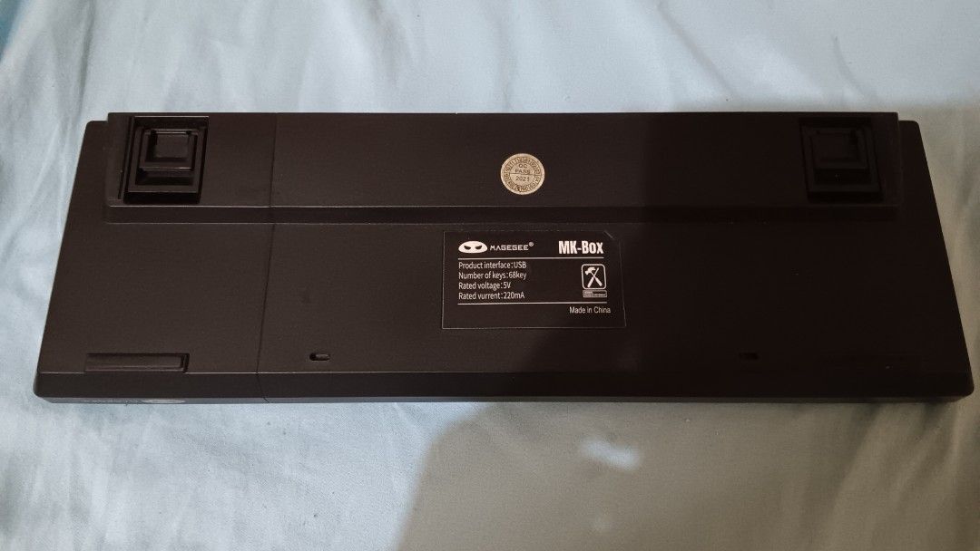 Magegee Mechanical Keyboard (Category: Computer Keyboard) located in Manila. Submitted by mobius9345 (Listing ID 1441926263, Image 2). Description: This thing still works but one of the keys aren't working right, I forgot which one. what you see is what you get Buyer will shoulder shipping fee.