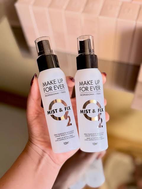 Makeup Forever Mist & Fix O2 12H 100ML (Category: Makeup) located in Manila. Submitted by zygshoppp (Listing ID 1441847682, Image 3). Description: • with org box packaging, unopened • from Sephora • authentic • setting spray/fixing spray .