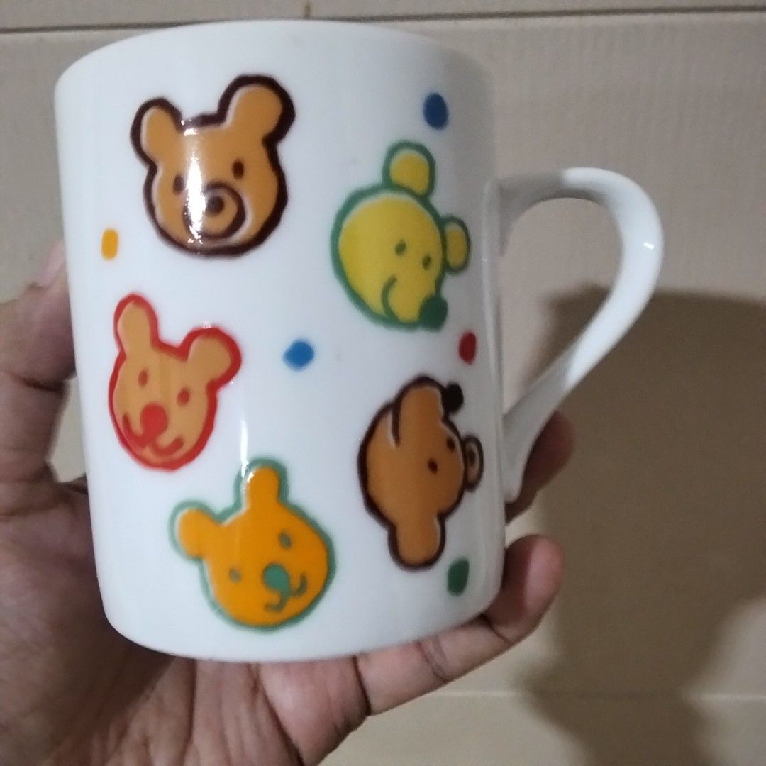 Miki House bear design mug (Category: Coffee & Tea Tableware) located in Mandaluyong City. Submitted by diynanay (Listing ID 1441968179, Image 1). Description: cute mug, famous Japanese brand.