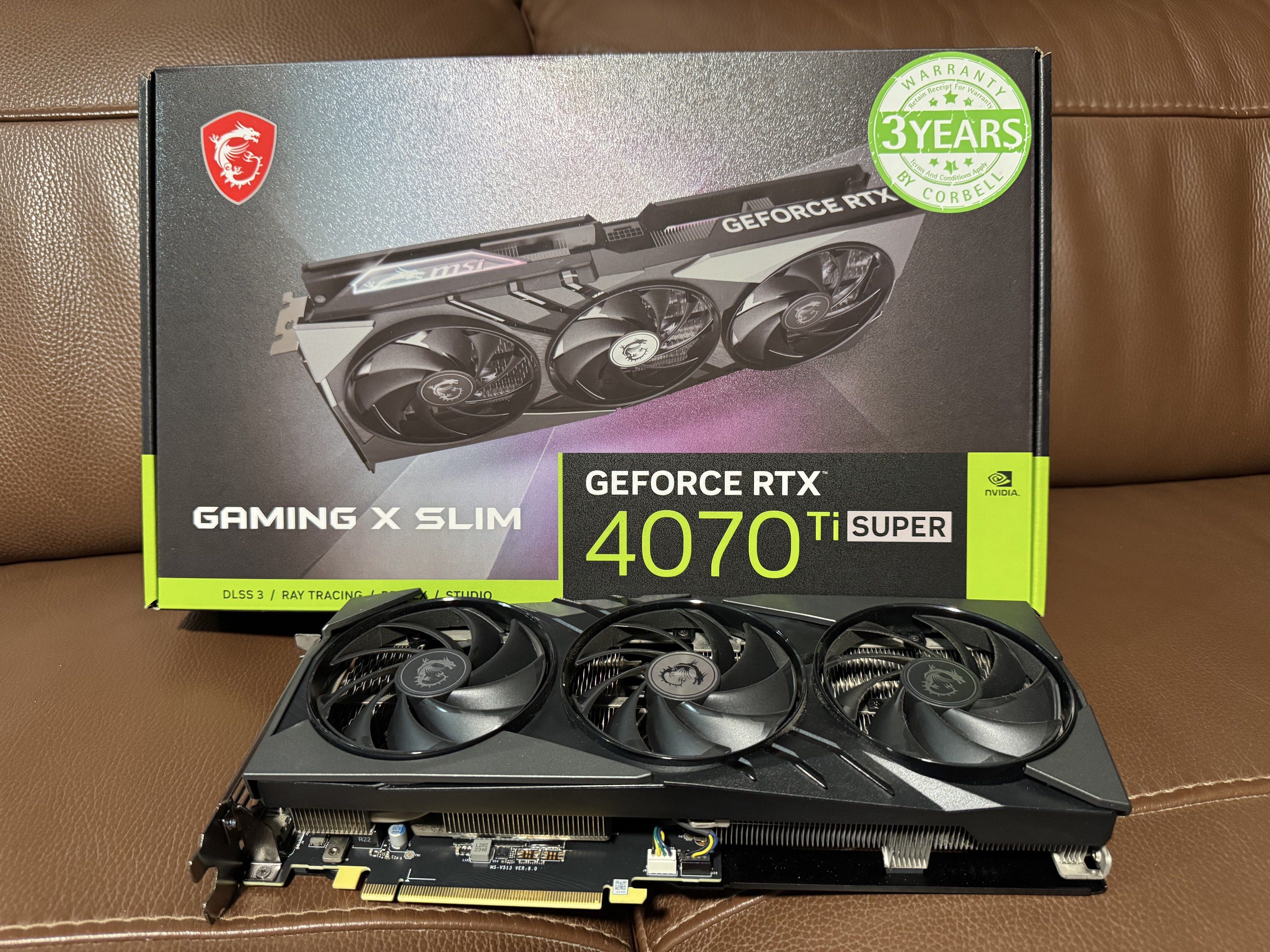 MSI GeForce RTX 4070 Ti SUPER GAMING X SLIM