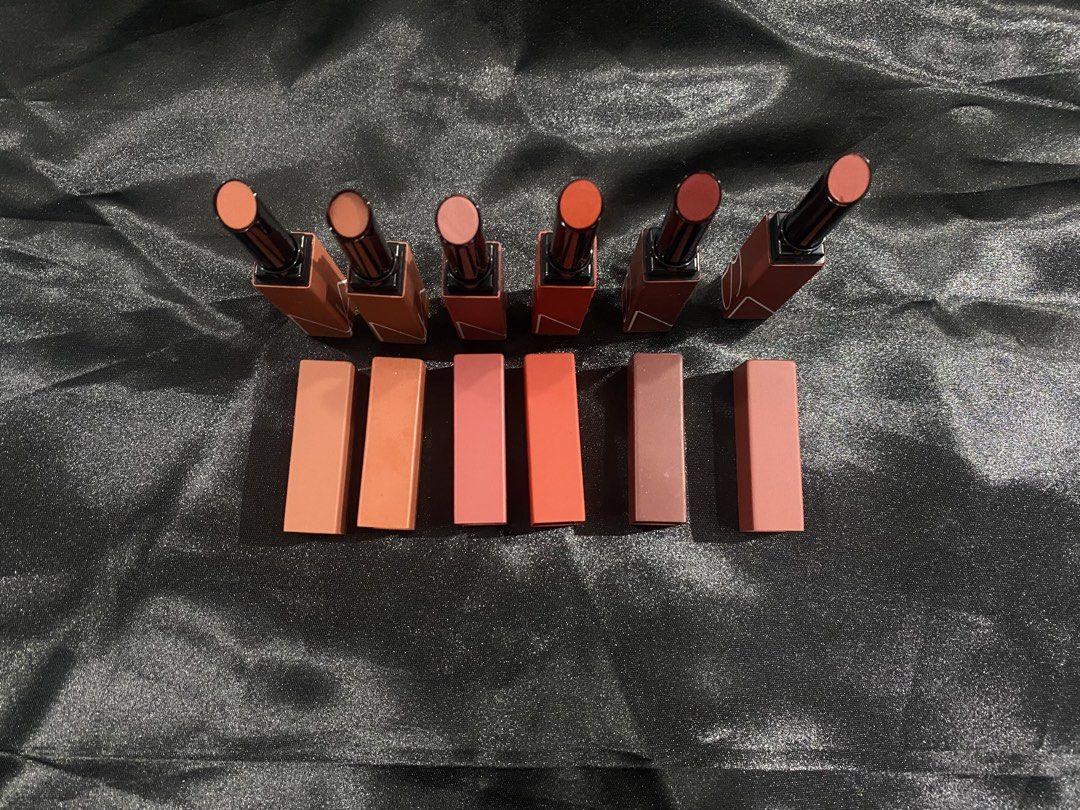 Nars Power Matte Lipstick (Category: Makeup) located in Manila. Submitted by knnyyncl (Listing ID 1441885656, Image 2). Description: ✨ Original Market Price: 46 USD, I’m selling it for only 700 php ✨RFS: These are my extras ✨No Box / Packaging ✨ Never Been Used ✨ Exclusive of SF ✨ No COD 💰MOP: BANK TRANSFER/GCASH 💬 PM ME FOR ORDERS / INQUIRIES.