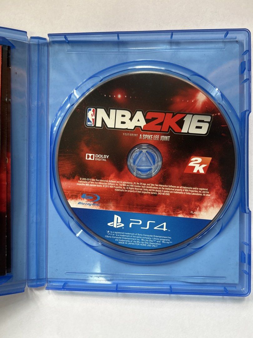 NBA 2K16 for PlayStation 4 (Category: PlayStation) located in Manila. Submitted by traxwap (Listing ID 1441815293, Image 3). Description: - NBA 2K16 for PlayStation 4 - Star players: Stephen Curry, Anthony Davis, James Harden - Includes the "Spike Lee joint" story mode - Immerse yourself in the game: "Be the story." - A must-have for basketball game fans.