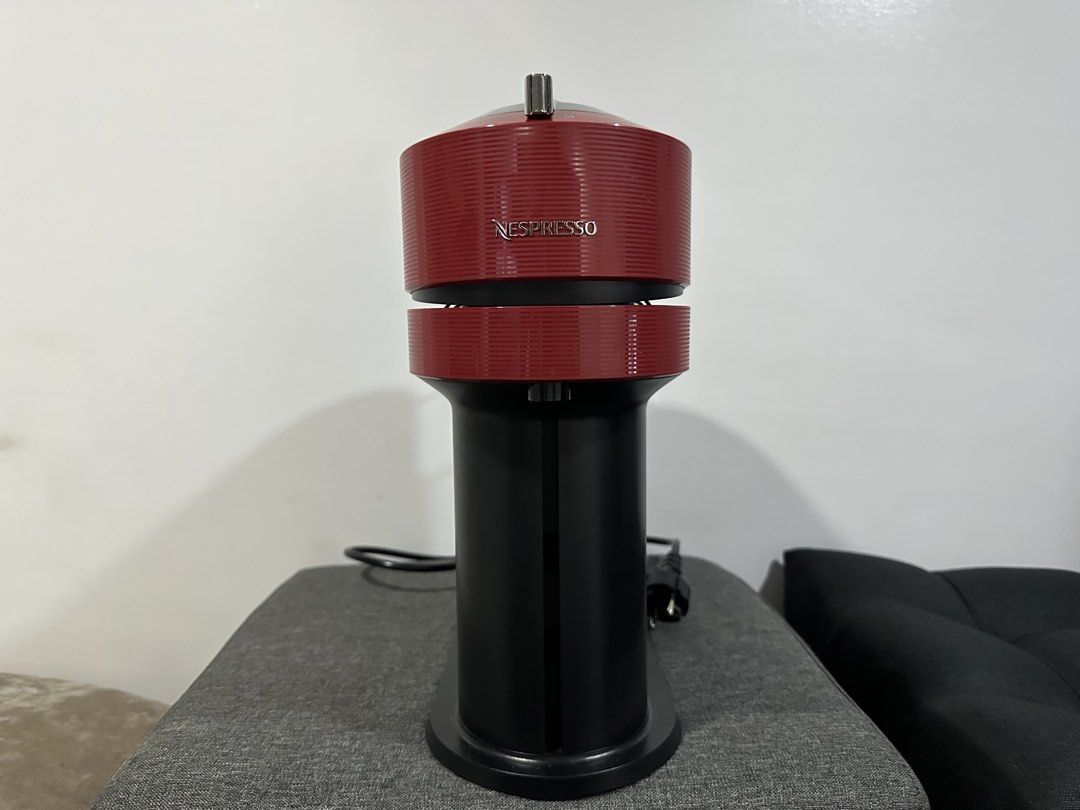 Nespresso Vertuo Coffee Machine (Category: Coffee Machines & Makers) located in Quezon City. Submitted by cerras (Listing ID 1441801816, Image 1). Description: AUTHENTIC & NEGOTIABLE BARELY USED Purchased from SM Home RFS: Upgraded - Includes a descaling kit.