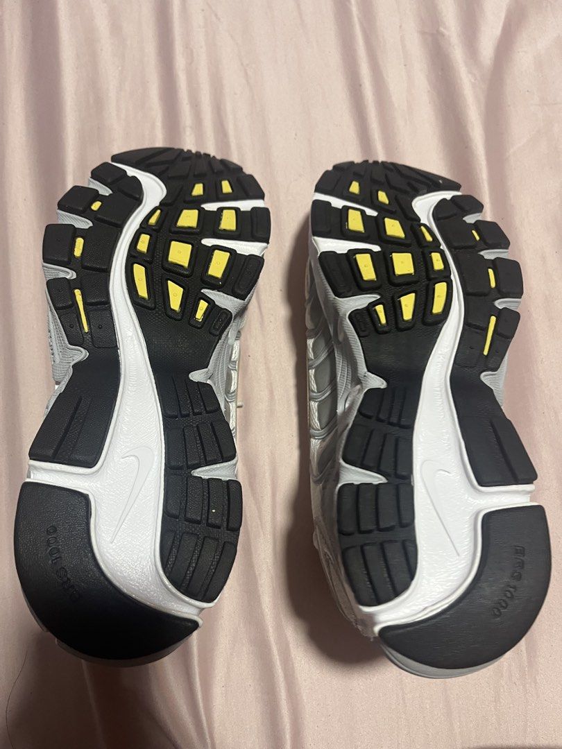 Nike Air Tri-D Phylon Running Shoes (READ DESCRIPTION) (Category: Sneakers) located in Quezon City. Submitted by Estenie (Listing ID 1441916641, Image 2). Description: - Nike Air Tri-D Phylon Running Shoes - Size: US 10 (UK 7.5, EUR 42, CM 27) - Made in Thailand - Only used twice - No visible flaws, storage shelf wear - No to maartes - NO BOX, NO RECEIPT - Authentic - Gcash payment first before shipping - delivery fee is shouldered by buyer - loc