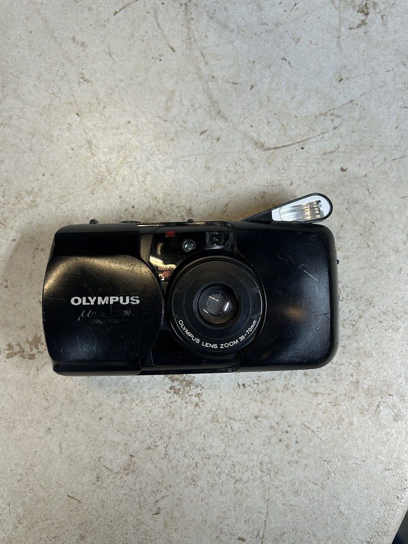Olympus mju II panorama (Category: Cameras) located in Quezon City. Submitted by iamnotperformative (Listing ID 1441847375, Image 1). Description: working flash and buttons issues: not sure if fungus or basag sa lens, hazy yung outputs faded yung label sa harapan .