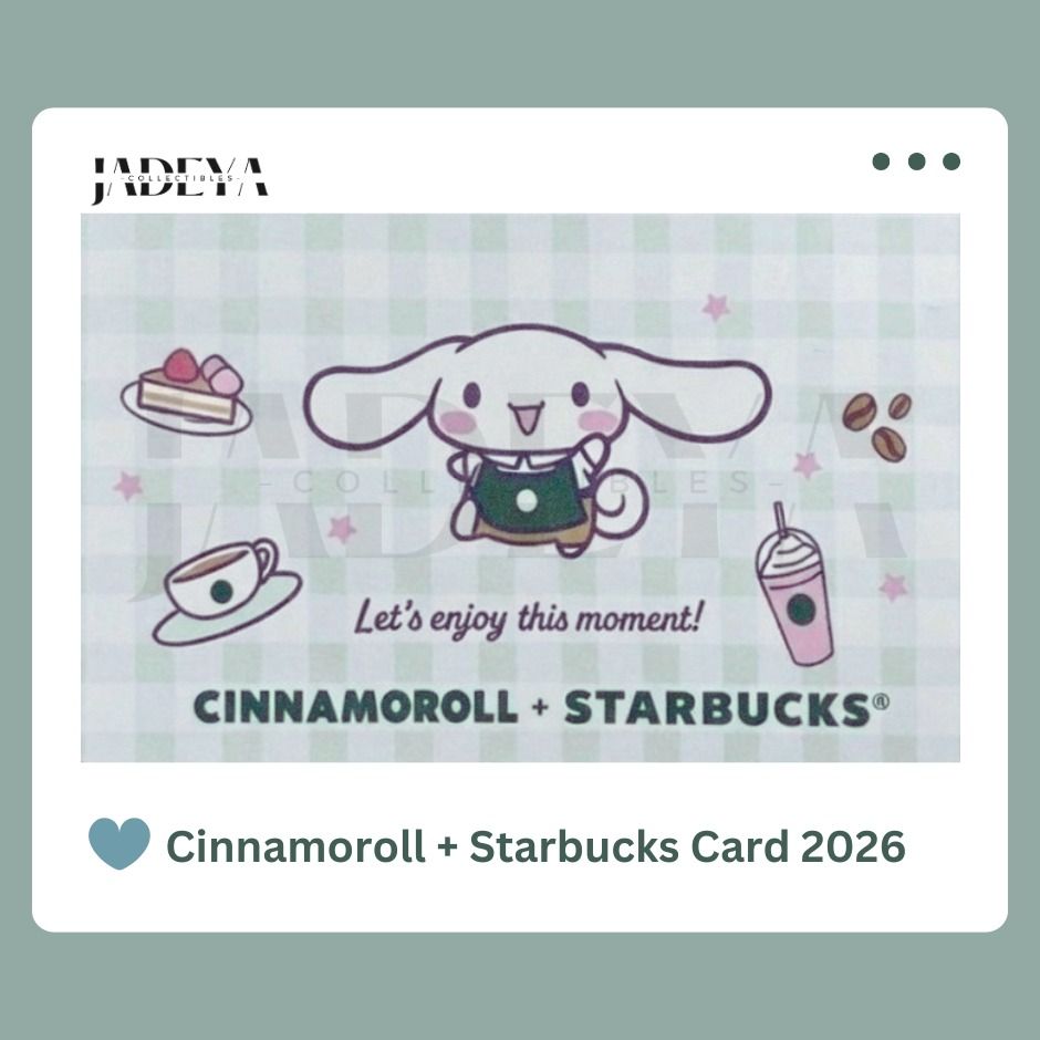 [PH Exclusive] USABLE Cinnamoroll + Starbucks Philippines Card (Category: Store Credits) located in Mandaluyong City. Submitted by j4d3y4.collectibles (Listing ID 1441552028, Image 1). Description: Starbucks Philippines Exclusive Cinnamoroll + Starbucks Card > Philippine Exclusive > Limited Item > Authentic/Original SB PH Card > Can be used at any SB PH branches nationwide. > Can be added to Starbucks PH App > PIN Intact > Good as New Specificati