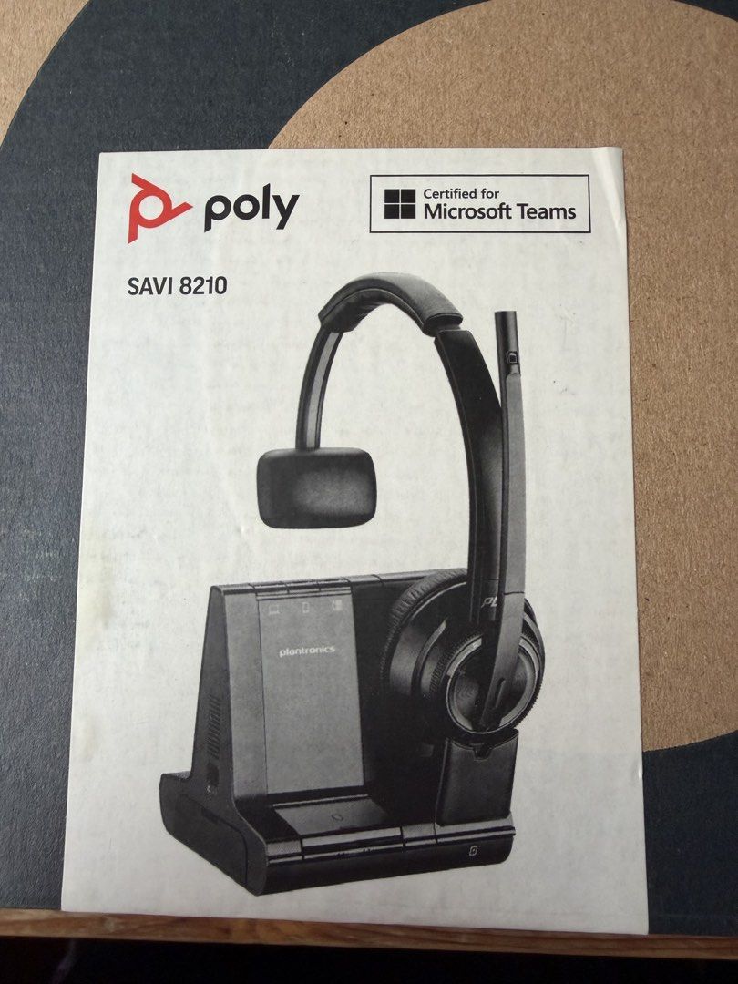 Plantronics W8210 SAVI 3 in 1 Mono Wireless Headset