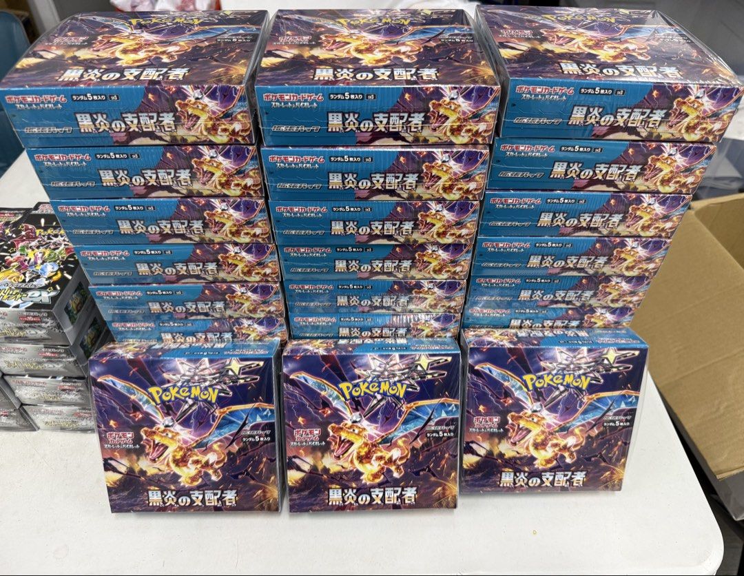 japanese black flame booster box Pokemon Card Ruler of the Black Flame Booster Box sv3 Korean