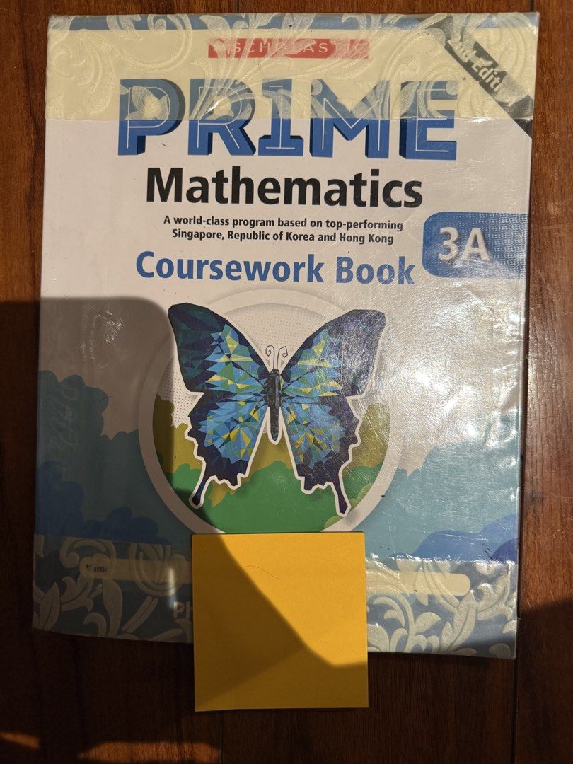 Prime Mathematics 3A Coursework Book 2nd Edition (Category: Textbooks) located in Quezon City. Submitted by saturdayfindsstudio (Listing ID 1441945280, Image 1). Description: - Prime Mathematics 3A Coursework Book - 2nd Edition - Scholastic publication - Part of a world-class math program - Ideal for learning math and completing coursework - Please check photos for detailed condition.