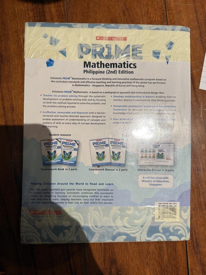 Prime Mathematics 3A Coursework Book 2nd Edition (Category: Textbooks) located in Quezon City. Submitted by saturdayfindsstudio (Listing ID 1441945280, Image 2). Description: - Prime Mathematics 3A Coursework Book - 2nd Edition - Scholastic publication - Part of a world-class math program - Ideal for learning math and completing coursework - Please check photos for detailed condition.