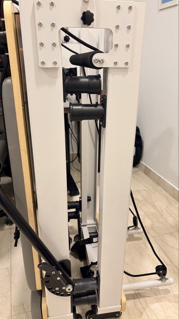 Professional Pilates Reformer Machine (Category: Cardio & Fitness Machines) located in Singapore. Submitted by nmgoodman (Listing ID 1441782541, Image 2). Description: Custom-Made Foldable Pilates Reformer for Sale ✨ Looking to bring studio-quality Pilates into your home? I’m selling a custom-made foldable Pilates reformer in excellent condition. ✔️ Space-saving foldable design – perfect for apartments or home gyms ✔️ Custom-built with sturdy met