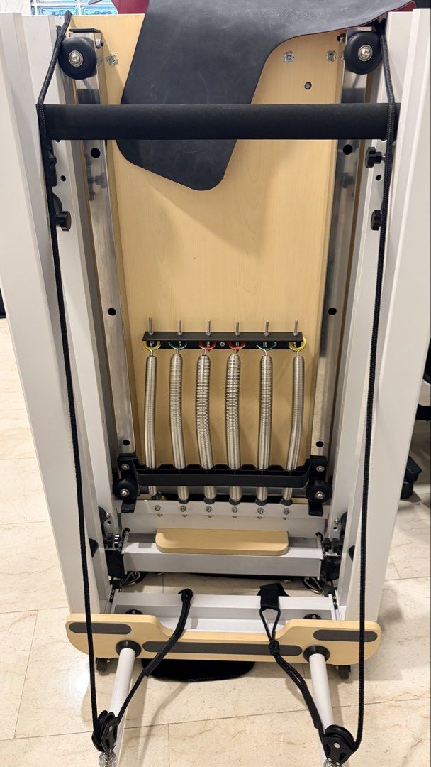 Professional Pilates Reformer Machine (Category: Cardio & Fitness Machines) located in Singapore. Submitted by nmgoodman (Listing ID 1441782541, Image 3). Description: Custom-Made Foldable Pilates Reformer for Sale ✨ Looking to bring studio-quality Pilates into your home? I’m selling a custom-made foldable Pilates reformer in excellent condition. ✔️ Space-saving foldable design – perfect for apartments or home gyms ✔️ Custom-built with sturdy met