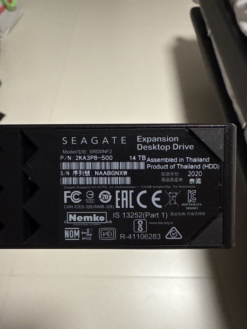 Seagate Expansion Desktop Drive External Hard Drive502035255447398401