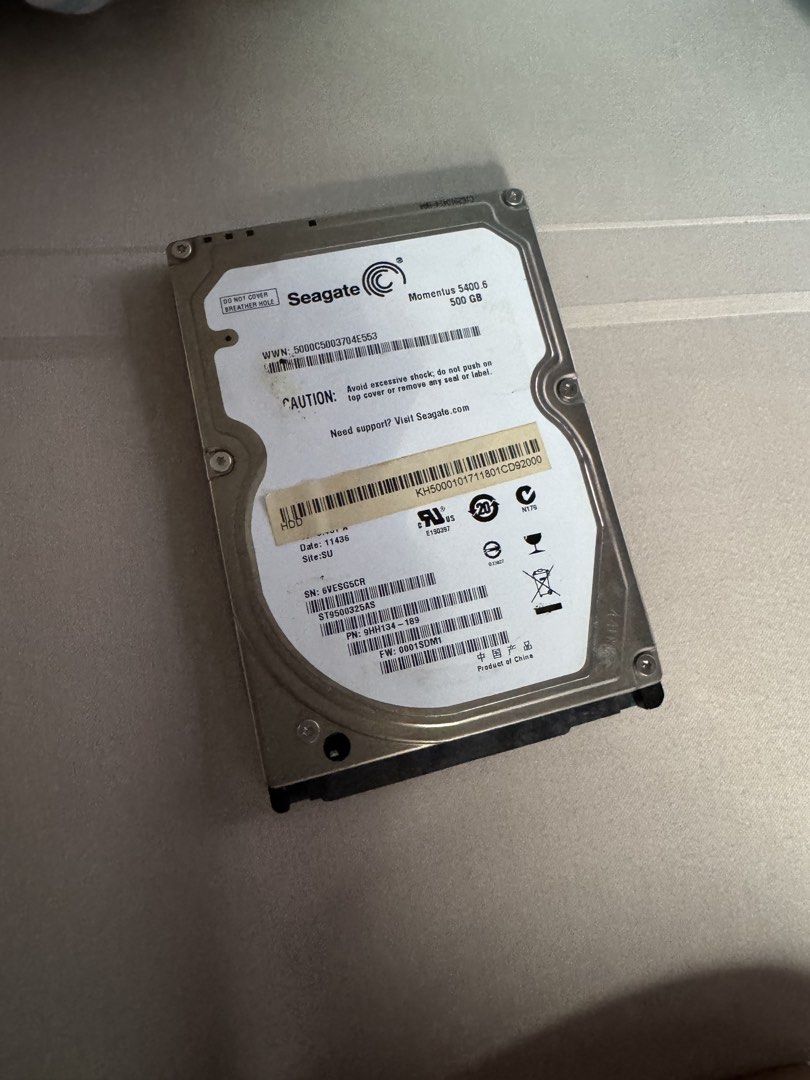 Seagate sata 500GB 2.5 inch hard disk