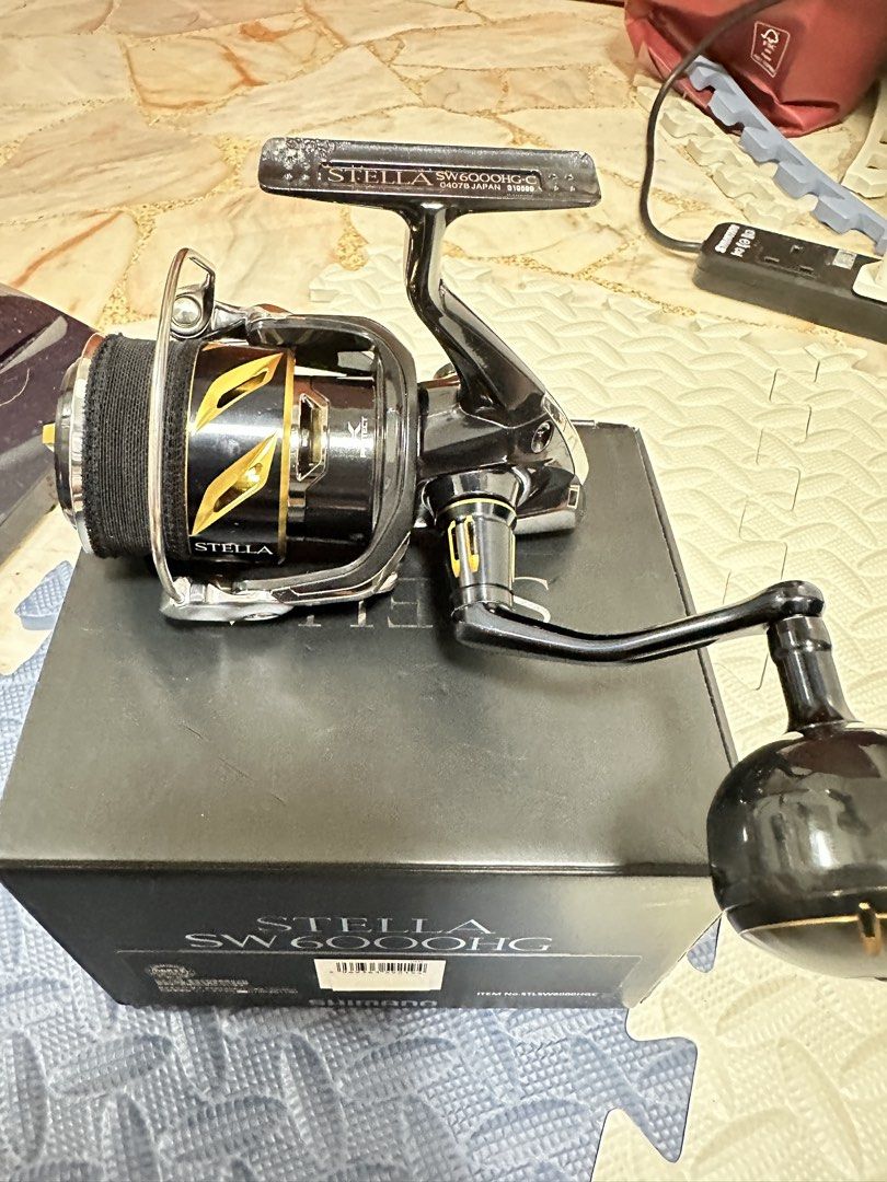 2019 shimano stella sw 6000 19 8000HG Stella SW incorporates a new Shimano Heatsink Drag to improves performance by transferring heat away from the spool Shimano Stella SW6000HG Fishing Reel