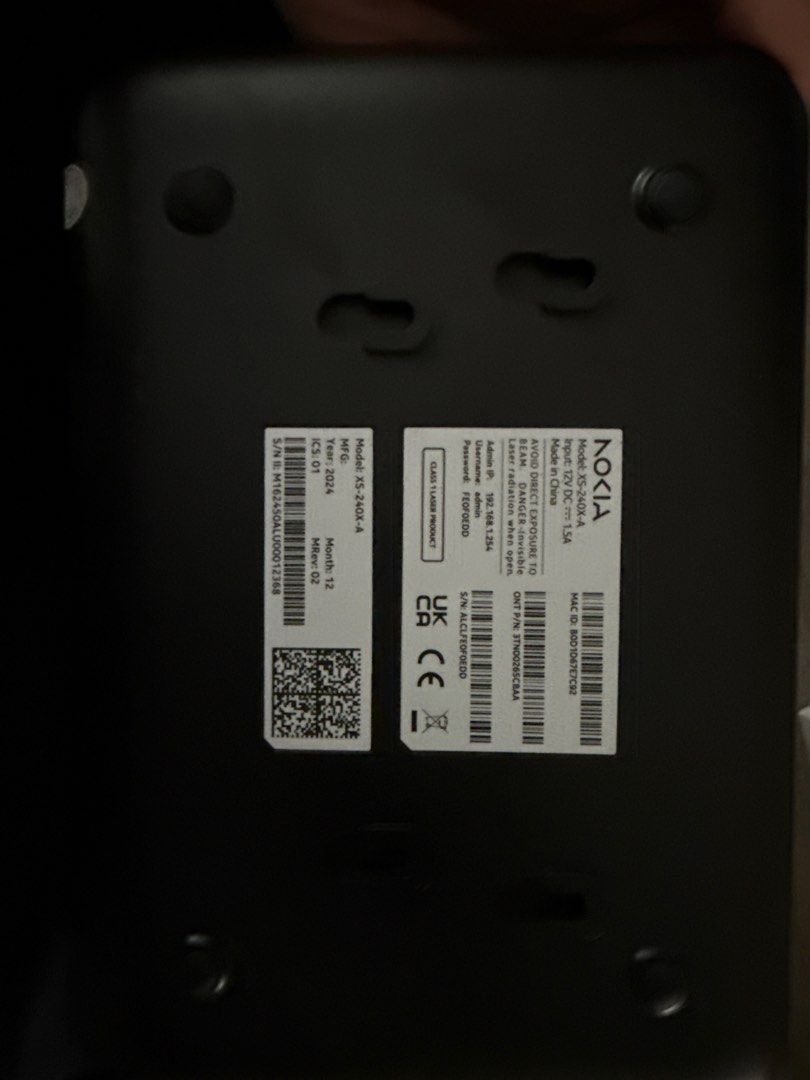 Singtel Nokia XGS Optical Network Unit Router472660372075335681