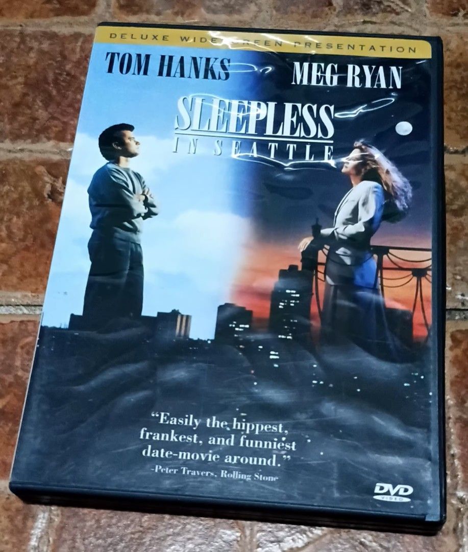 Sleepless in Seattle DVD Tom Hanks Meg Ryan Widescreen (Category: CDs & DVDs) located in Quezon City. Submitted by dancatz (Listing ID 1441816818, Image 1). Description: □ P 150.00 □ region 1 NTSC - Sleepless in Seattle on DVD - Starring Tom Hanks and Meg Ryan - Directed by Nora Ephron - Widescreen presentation - Audio: English, Spanish, French - Subtitles: Spanish, Korean - Ideal for a romantic movie night LFB Seller location : Brgy. Sta. Teresi