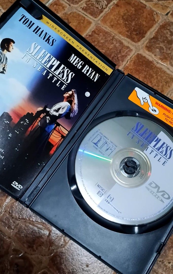 Sleepless in Seattle DVD Tom Hanks Meg Ryan Widescreen (Category: CDs & DVDs) located in Quezon City. Submitted by dancatz (Listing ID 1441816818, Image 2). Description: □ P 150.00 □ region 1 NTSC - Sleepless in Seattle on DVD - Starring Tom Hanks and Meg Ryan - Directed by Nora Ephron - Widescreen presentation - Audio: English, Spanish, French - Subtitles: Spanish, Korean - Ideal for a romantic movie night LFB Seller location : Brgy. Sta. Teresi