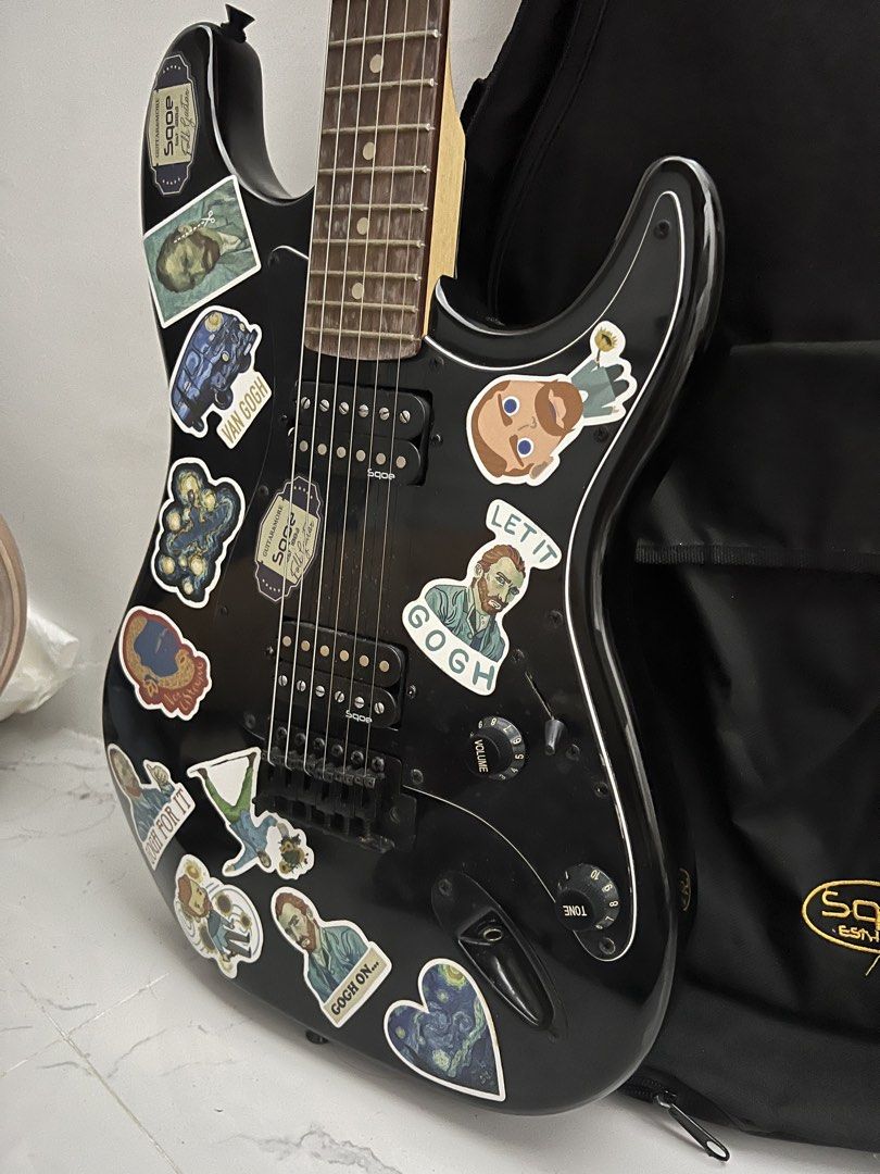 Sqoe Stratocaster Electric Guitar (Category: Musical Instruments) located in Angeles City. Submitted by bella_earth (Listing ID 1441830544, Image 2). Description: Sqoe Stratocaster Electric Guitar 🎸 Lady owned Excellent condition, makinis at walang gasgas. Fully functional, maayos ang tunog at playability. Well-maintained and ready to use. RFS: Not being used anymore. Slightly negotiable PM for more details and photos. .
