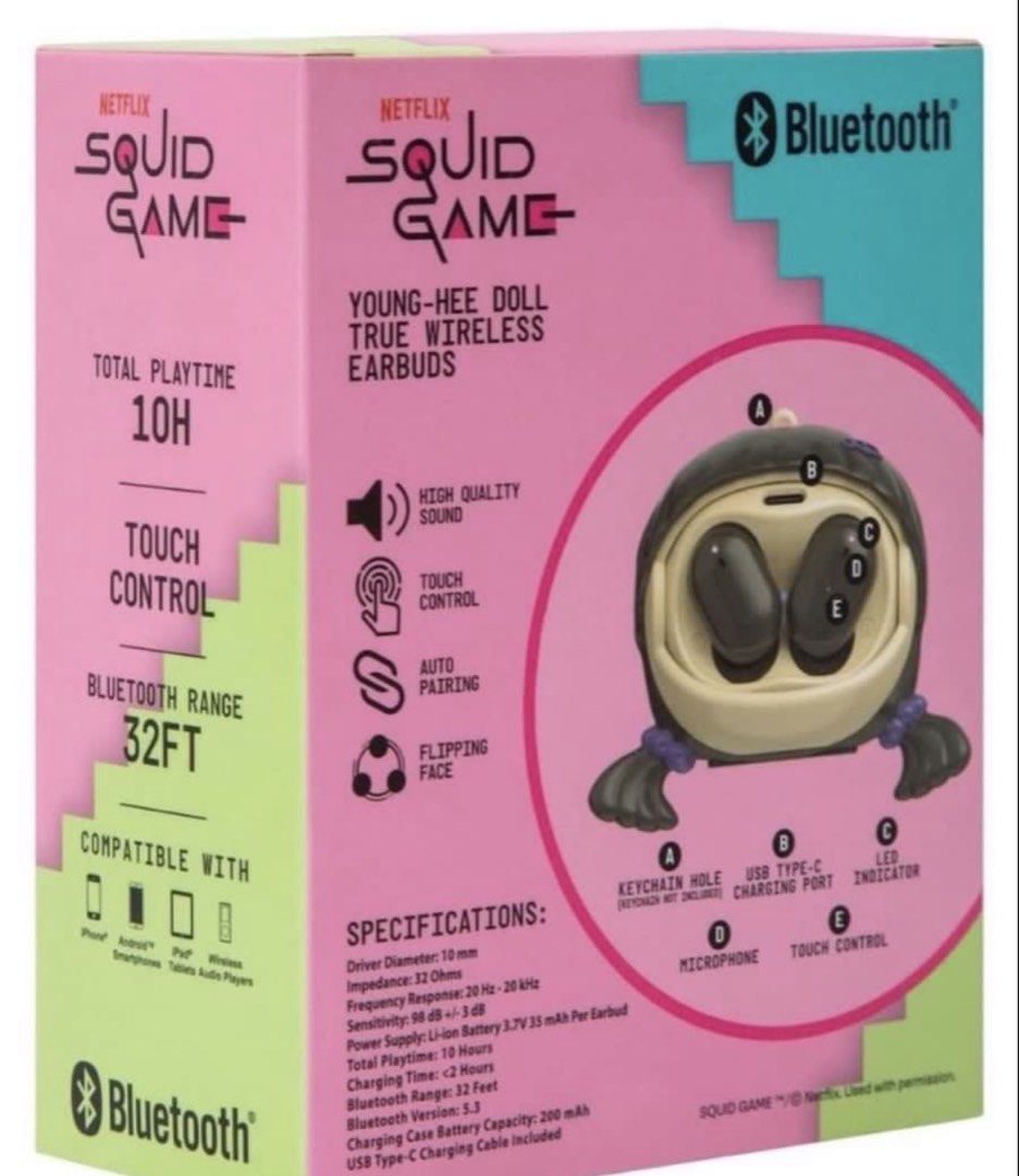 Squid Game young hee doll earpods 🇺🇸 (Category: Earphones) located in Paranaque City. Submitted by arianem031087 (Listing ID 1441927912, Image 3). Description: .