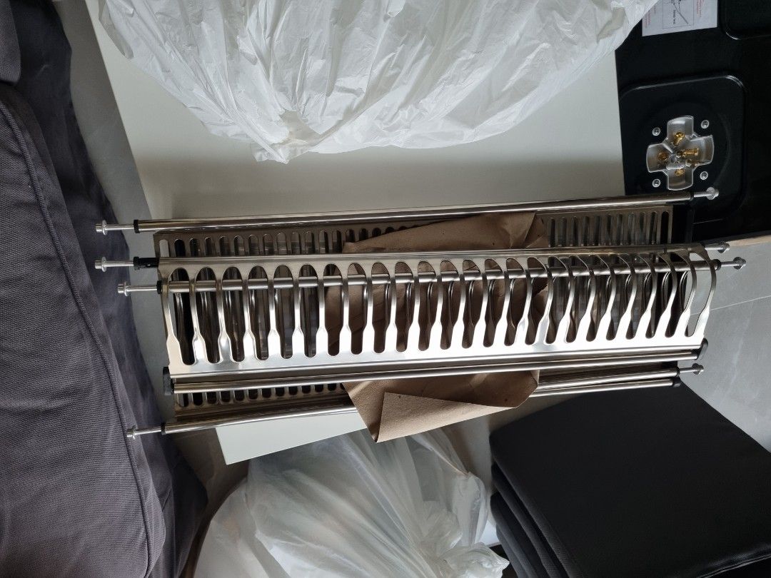 Stainless Steel Dish Rack with Utensil Holder