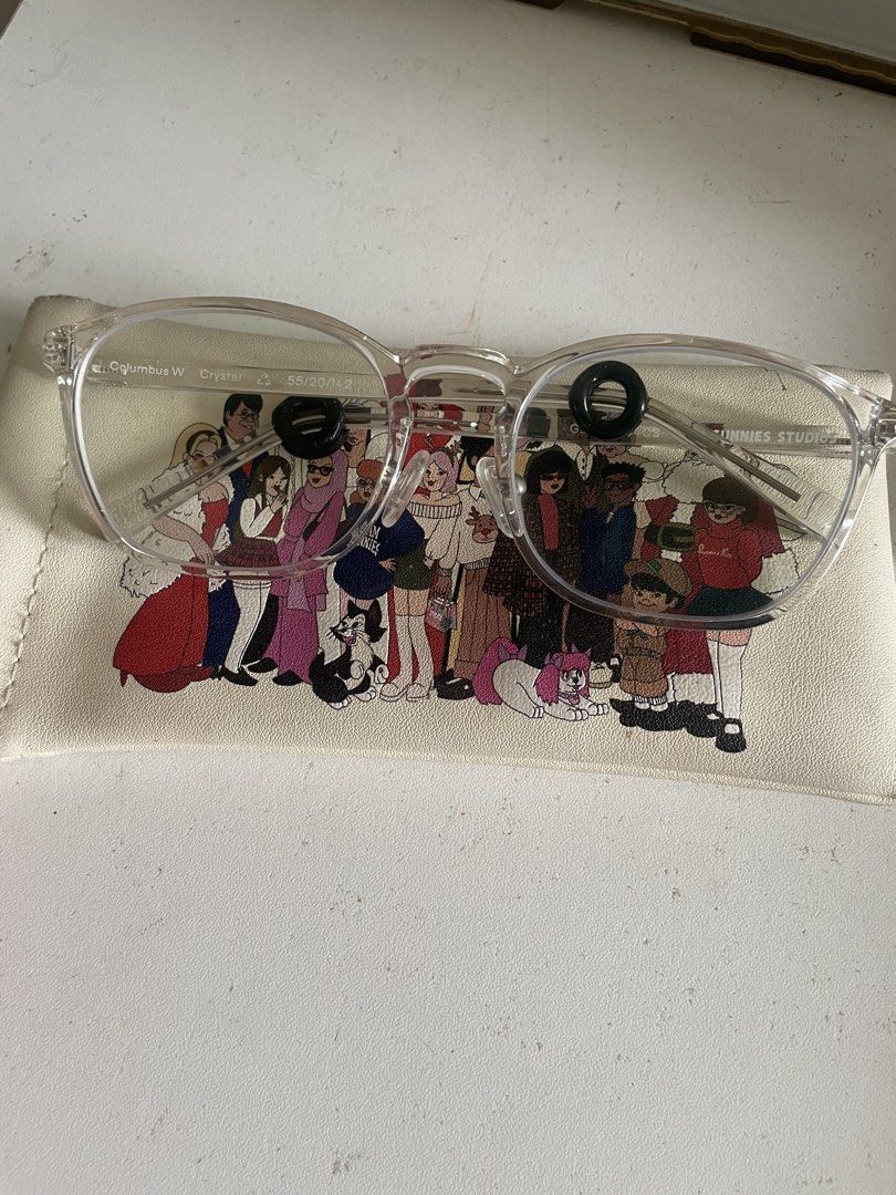 Sunnies Studio Columbus W Crystal Eyeglasses (Category: Sunglasses & Eyewear) located in Manila. Submitted by cookieseller (Listing ID 1441783701, Image 1). Description: - Brand: Sunnies Studio - Model: Columbus W - Size: 55-20-142 - Replaceable glasses lenses.