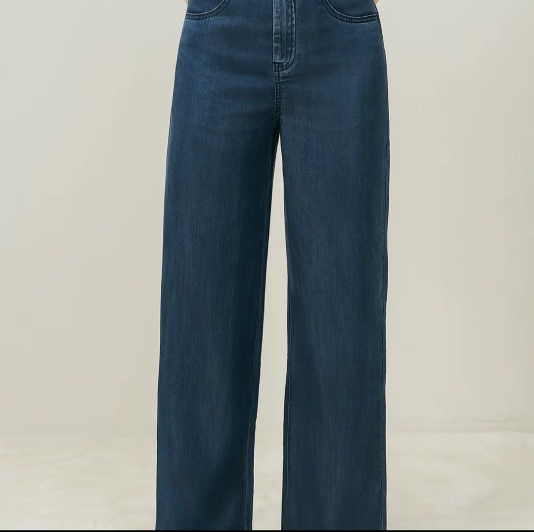 SuperGurl Tencel Denim Straight Jeans (Category: Jeans & Leggings) located in Singapore. Submitted by ppstrawberry (Listing ID 1441906566, Image 2). Description: BNWT RTP: $68.90 .