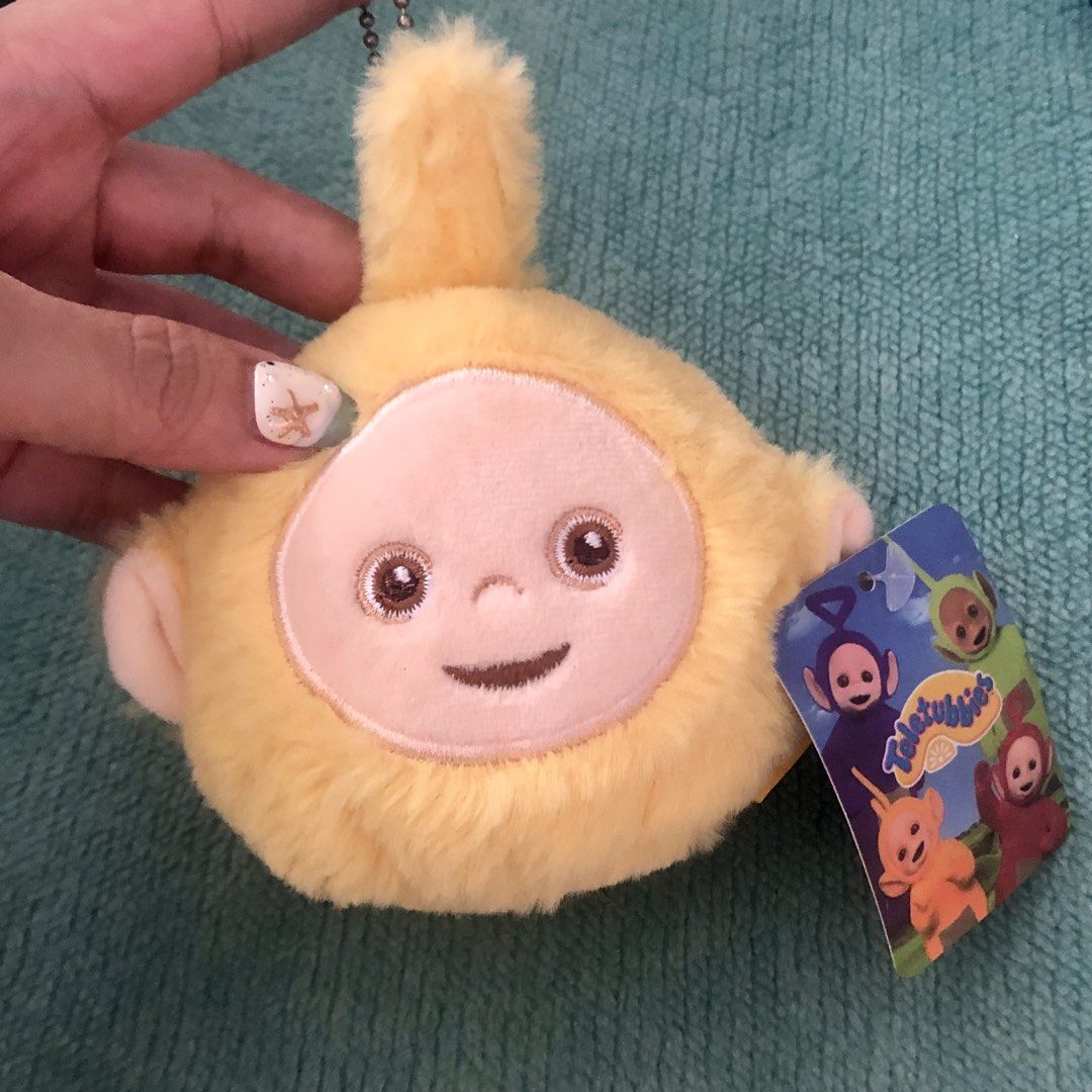 TELETUBBIES PLUSH CHARM (Category: Plushies & Soft Toys) located in Quezon City. Submitted by kitsune.treasures (Listing ID 1441891120, Image 1). Description: *First to pay policy! *1 day reservation only. Failure to pay on time, auto cancel. 📍Quezon City * MOD: J&T | Lalamove * MOP: GCASH | BPI 📦ON HAND AND READY TO SHIP CONDITION: WHAT YOU SEE IS WHAT YOU GET. Dimensions: Kindly check the photos for the actual measurements. Please check all t