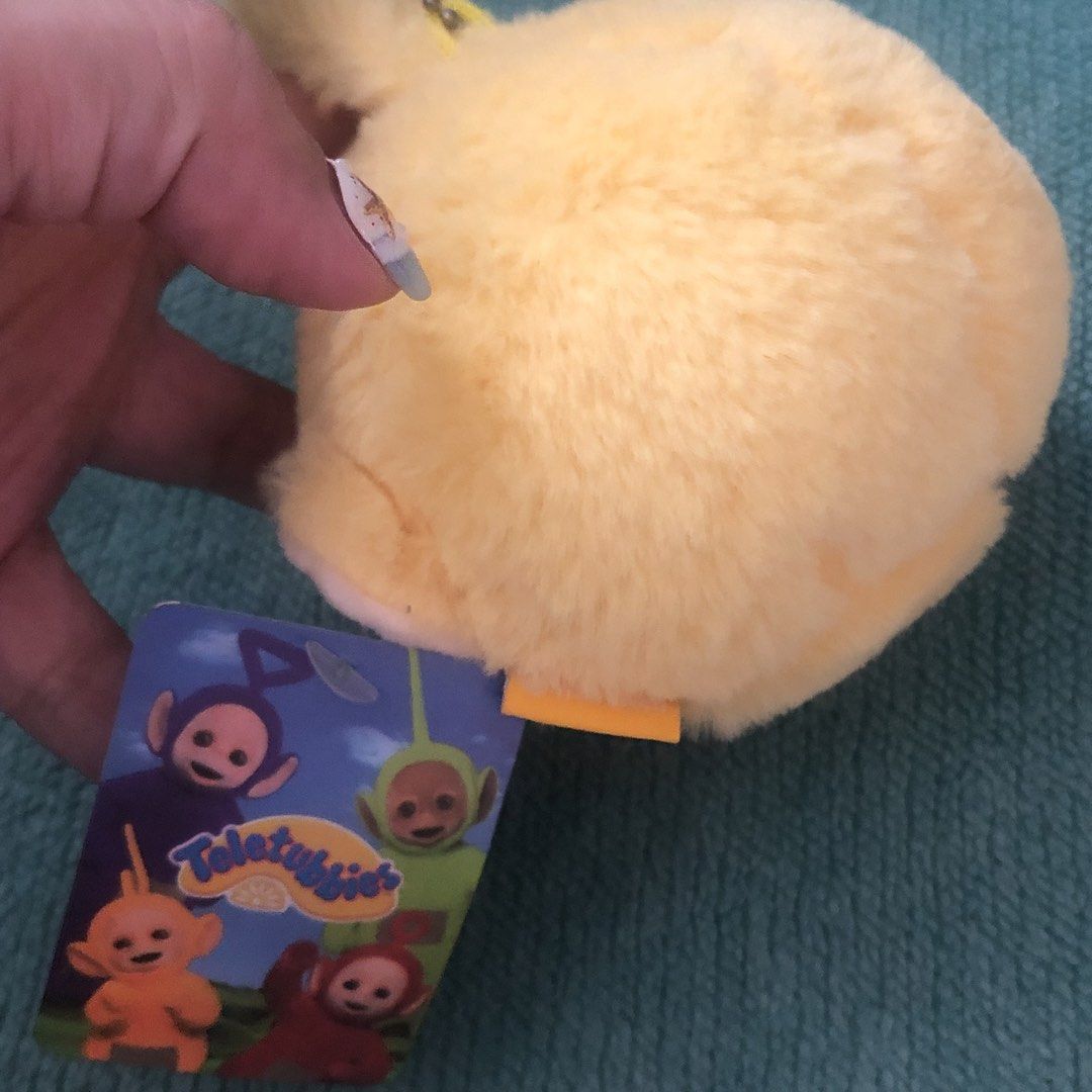 TELETUBBIES PLUSH CHARM (Category: Plushies & Soft Toys) located in Quezon City. Submitted by kitsune.treasures (Listing ID 1441891120, Image 3). Description: *First to pay policy! *1 day reservation only. Failure to pay on time, auto cancel. 📍Quezon City * MOD: J&T | Lalamove * MOP: GCASH | BPI 📦ON HAND AND READY TO SHIP CONDITION: WHAT YOU SEE IS WHAT YOU GET. Dimensions: Kindly check the photos for the actual measurements. Please check all t