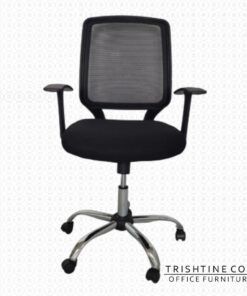 TOM-023 | Midback Mesh Office Chair with Armrest (Category: Chairs) located in Quezon City. Submitted by hannah.trishofficefurniture (Listing ID 1441859570, Image 1). Description: TOM-023 | Midback Mesh Office Chair with Armrest ₱5,550.00 Features: Mesh Mid-backrest Design Padded Black Mesh Upholstered Seat Polypropylene (PP) Armrest Chrome Base with dual castor wheels Swivel Seat Pneumatic Seat Height Adjustment Infinite-Locking Back Angle Adjus
