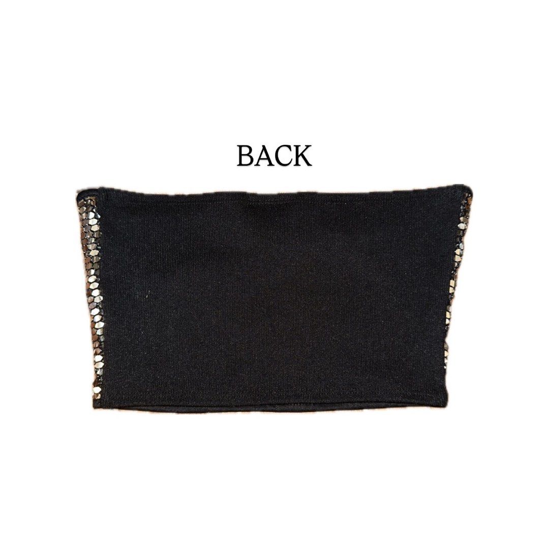 TOPSHOP Night-Out Bra Tube (Category: Sleeveless) located in Quezon City. Submitted by nla.isha (Listing ID 1441906830, Image 2). Description: - Gold & Black.
