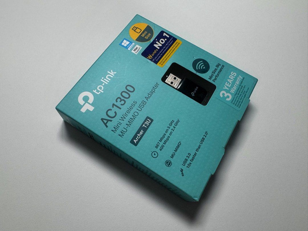 TP-Link AC1300 Archer T3U Mini Wireless MU-MIMO USB Adapter
