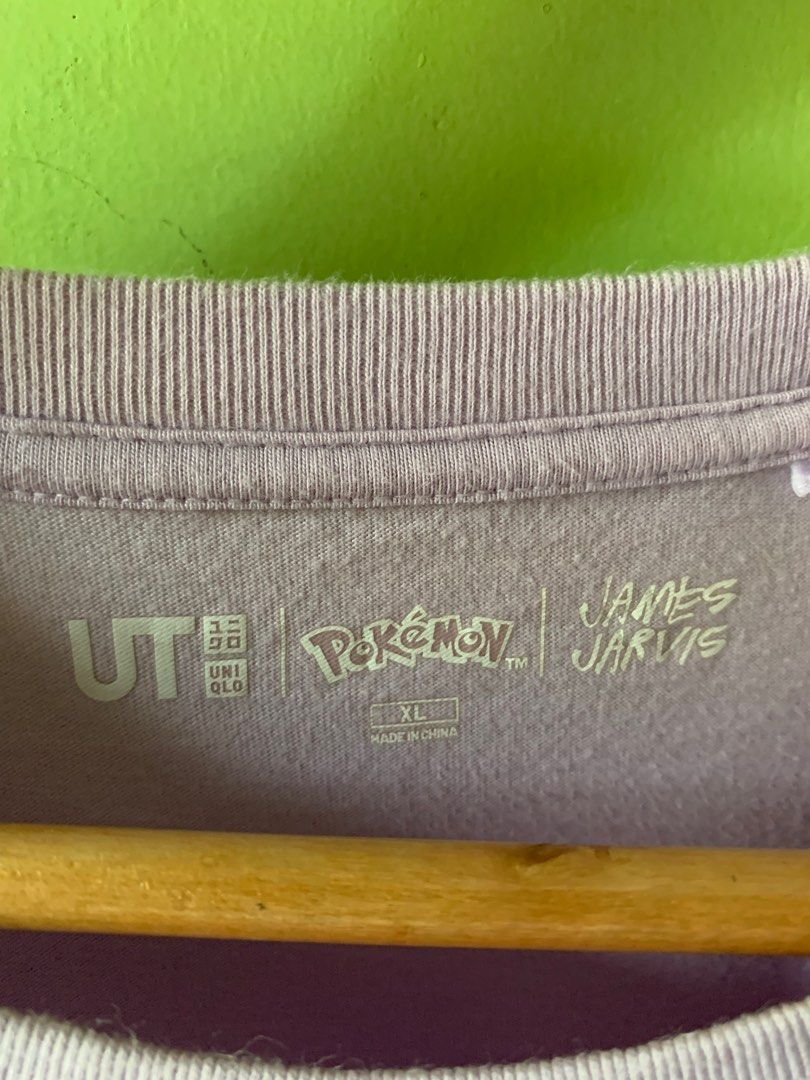 Uniqlo Ditto pokemon tee (Category: Tshirts & Polo Shirts ) located in Cagayan de Oro. Submitted by premium_thrifts (Listing ID 1441896716, Image 3). Description: Lavender colorway. Good condition. Issues: tiny spot stain on the tummy area, and minimal lints - MEASUREMENTS: L29.5 x W22" 18" (shoulder to shoulder) 8.8" (sleeve length) Fits Large Add shipping fee (via JRS or J&T).