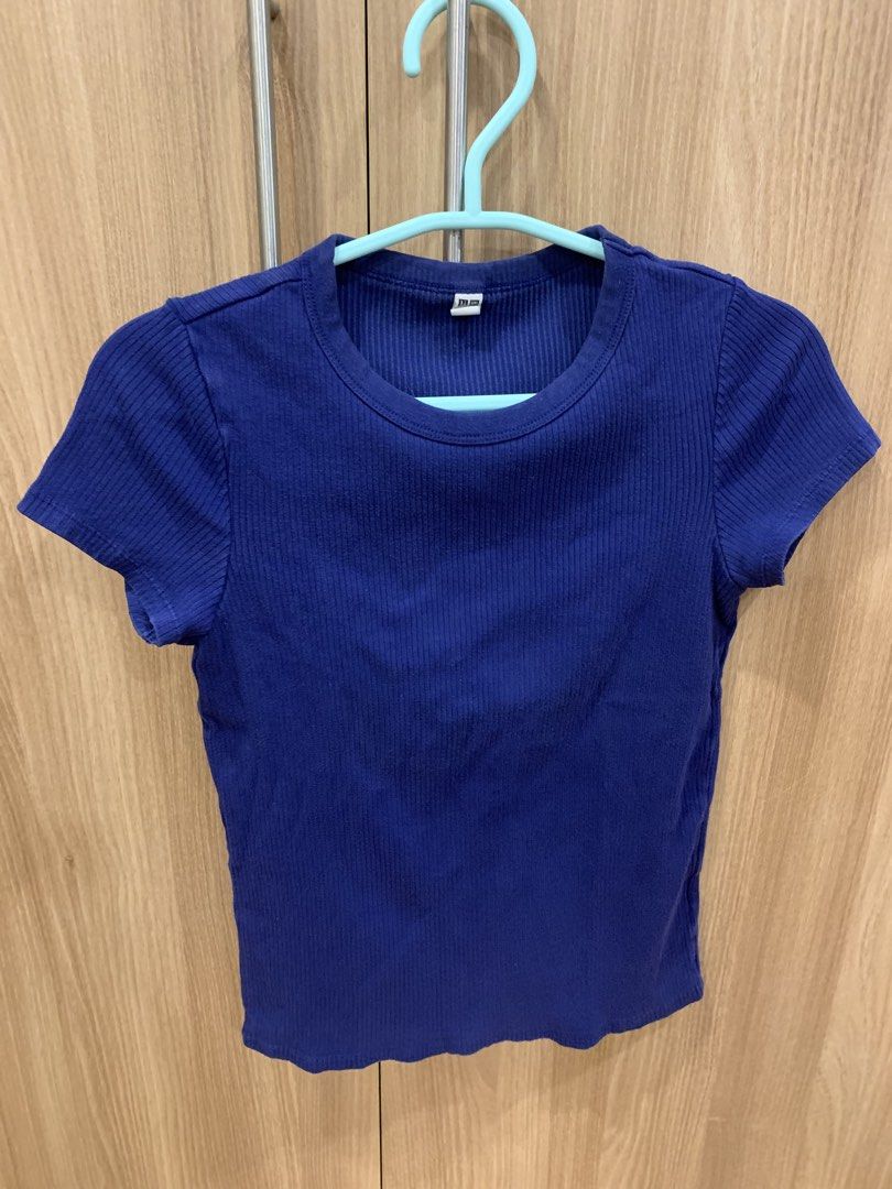 Uniqlo Royal Blue Blouse (Category: Shirts) located in Quezon City. Submitted by moniquecloset (Listing ID 1441841193, Image 1). Description: .