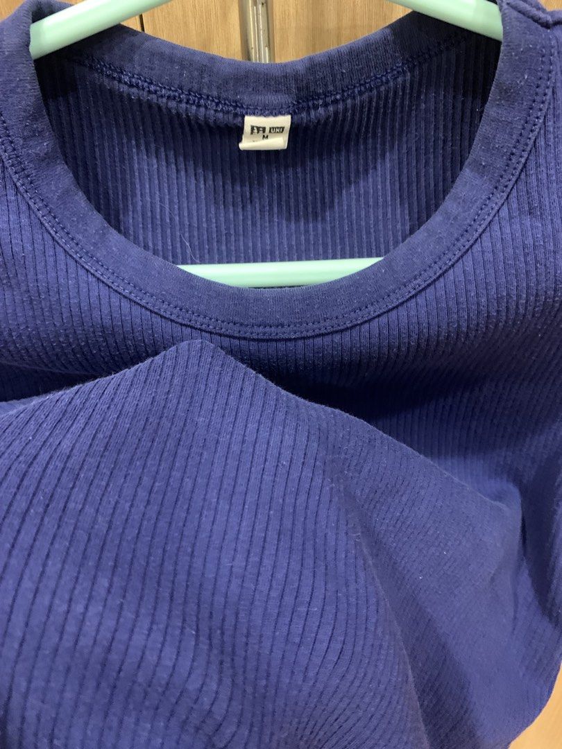 Uniqlo Royal Blue Blouse (Category: Shirts) located in Quezon City. Submitted by moniquecloset (Listing ID 1441841193, Image 3). Description: .