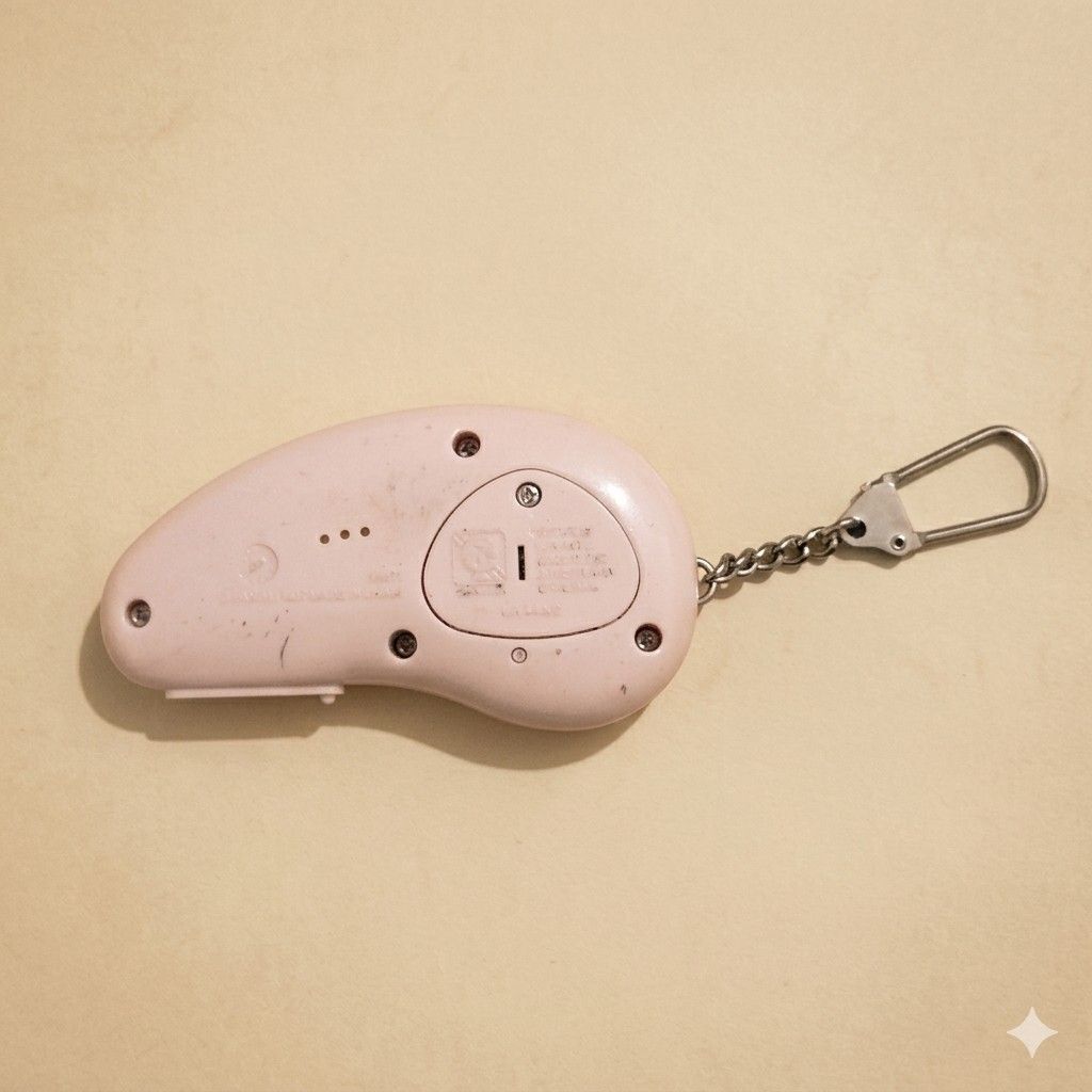 Vintage 1997 Angelscope Electronic Fortune Teller / Keychain (Category: Vintage Collectibles) located in Quezon City. Submitted by lem1998 (Listing ID 1441890066, Image 3). Description: Vintage 1997 Angelscope Electronic Fortune Teller / Keychain Step back into the 90s with this rare, authentic 1997 Angelscope electronic fortune-telling keychain! Perfect for collectors of Japanese nostalgic items, virtual pets, and retro tech. ​Condition: Pre-lov