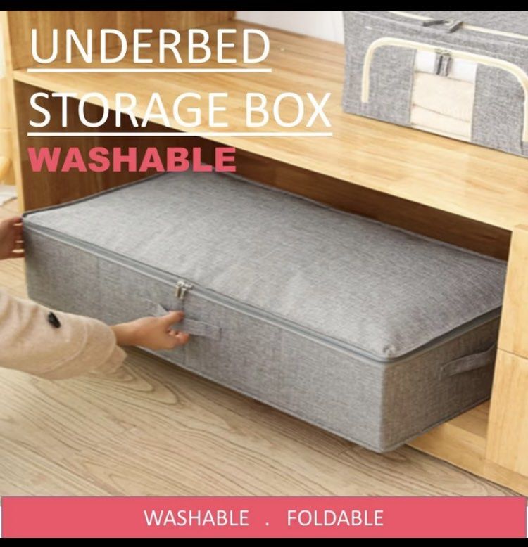 Washable Underbed Storage Box Foldable472933162182912000