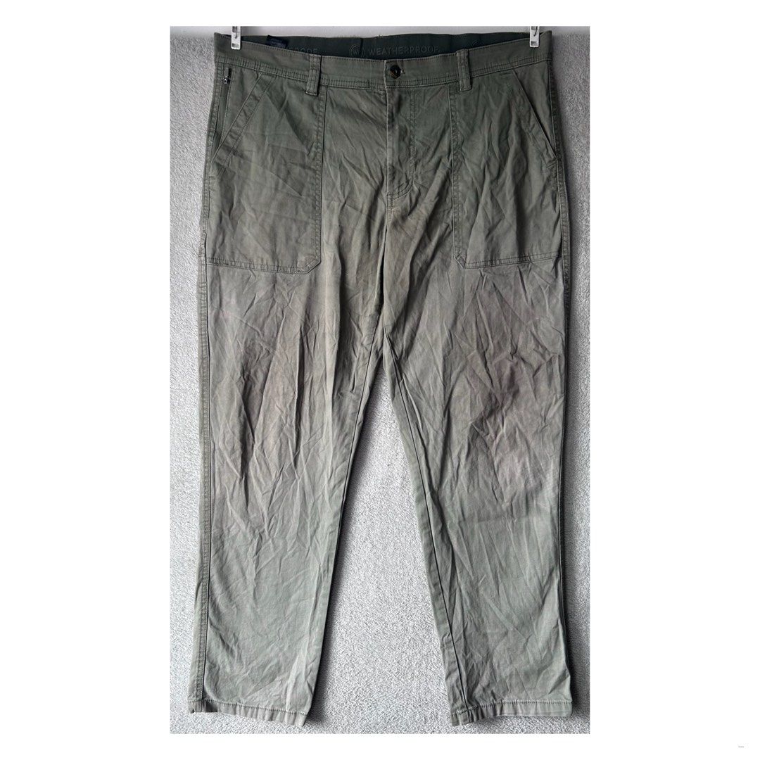 Weatherproof 6-pocket Cargo Pants 36x32 (Category: Jeans) located in Pasig City. Submitted by califinestcollectibles (Listing ID 1441790991, Image 2). Description: Weatherproof 6-pocket Cargo Pants 36x32 B#00264 need wash issue: stain size: 36x32 waist: 38 inch / 98 cm (paikot na) hip: 44 inch / 112 cm thigh: 24 inch / 64 cm inseam: 32 inch / 77 cm leg opening: 16 inch / 42 cm front rise: 11 inch / 28 cm length: 40 inch / 102 cm • Actual and deta