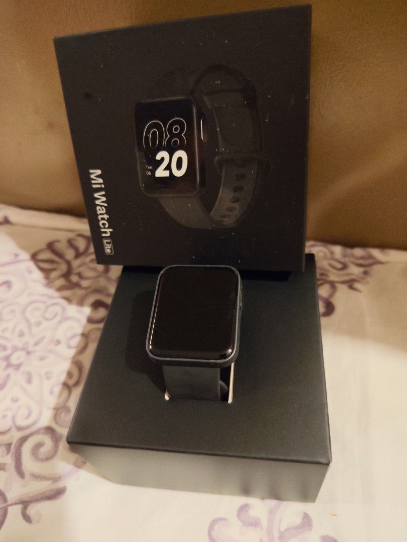 Xiaomi Mi Watch Lite Smartwatch (Category: Wearables & Smart Watches) located in Manila. Submitted by jilliese (Listing ID 1441902759, Image 1). Description: slightly used like new no issue with box and charger - Xiaomi Mi Watch Lite - Color: Black - Includes original box - Ideal for fitness tracking - Receives daily notifications - User-friendly interface - Reason for selling: Upgraded to a new device.