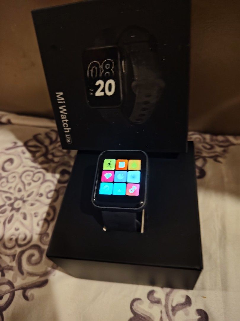 Xiaomi Mi Watch Lite Smartwatch (Category: Wearables & Smart Watches) located in Manila. Submitted by jilliese (Listing ID 1441902759, Image 3). Description: slightly used like new no issue with box and charger - Xiaomi Mi Watch Lite - Color: Black - Includes original box - Ideal for fitness tracking - Receives daily notifications - User-friendly interface - Reason for selling: Upgraded to a new device.