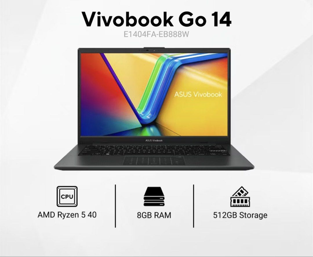 💻✨ ASUS Vivobook Go 14 – Slim, Fast & Reliable! ✨💻