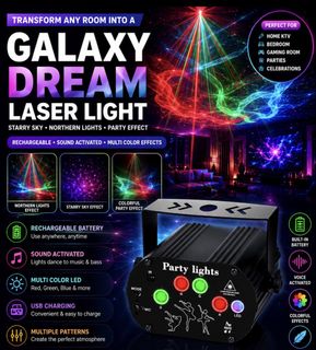 🔥 Home Party Lights Collection | Disco, Laser & LED Effects Collection item 3