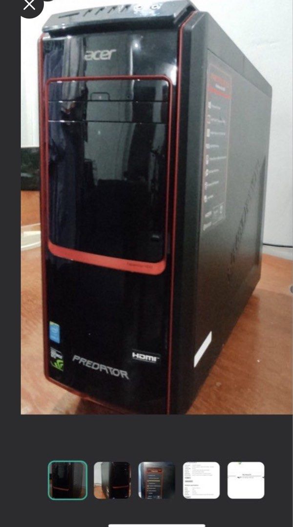 Acer Predator Gaming Desktop PC474399941760143360