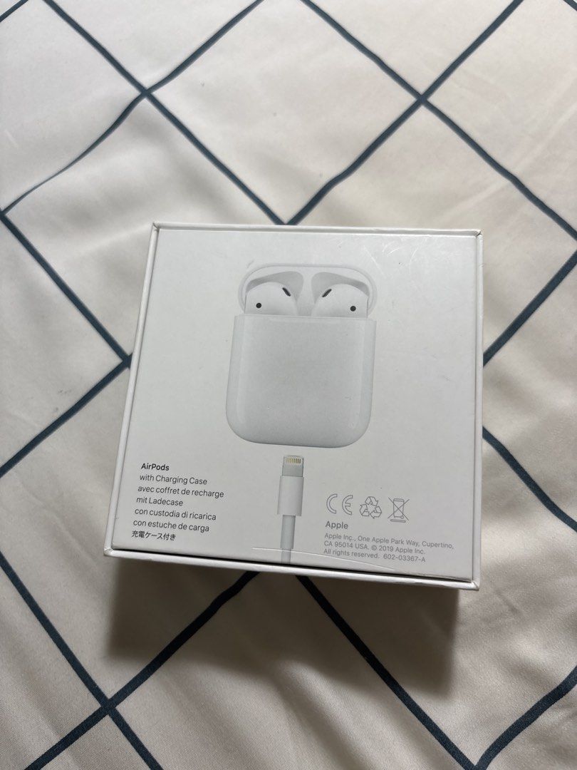 Apple AirPods with Charging Case (2nd Gen) (Category: Earphones) located in Pasig City. Submitted by tkpenrose (Listing ID 1442028648, Image 3). Description: - Apple AirPods (2nd Generation) - Model: MV7N2AM/A - Includes original charging case and charging cable - Compatible with iOS devices, Apple Watch, and Mac - All original packaging intact - Ideal for everyday listening and calls highly negotiable! don’t hesitate to message, pm is the key :)
