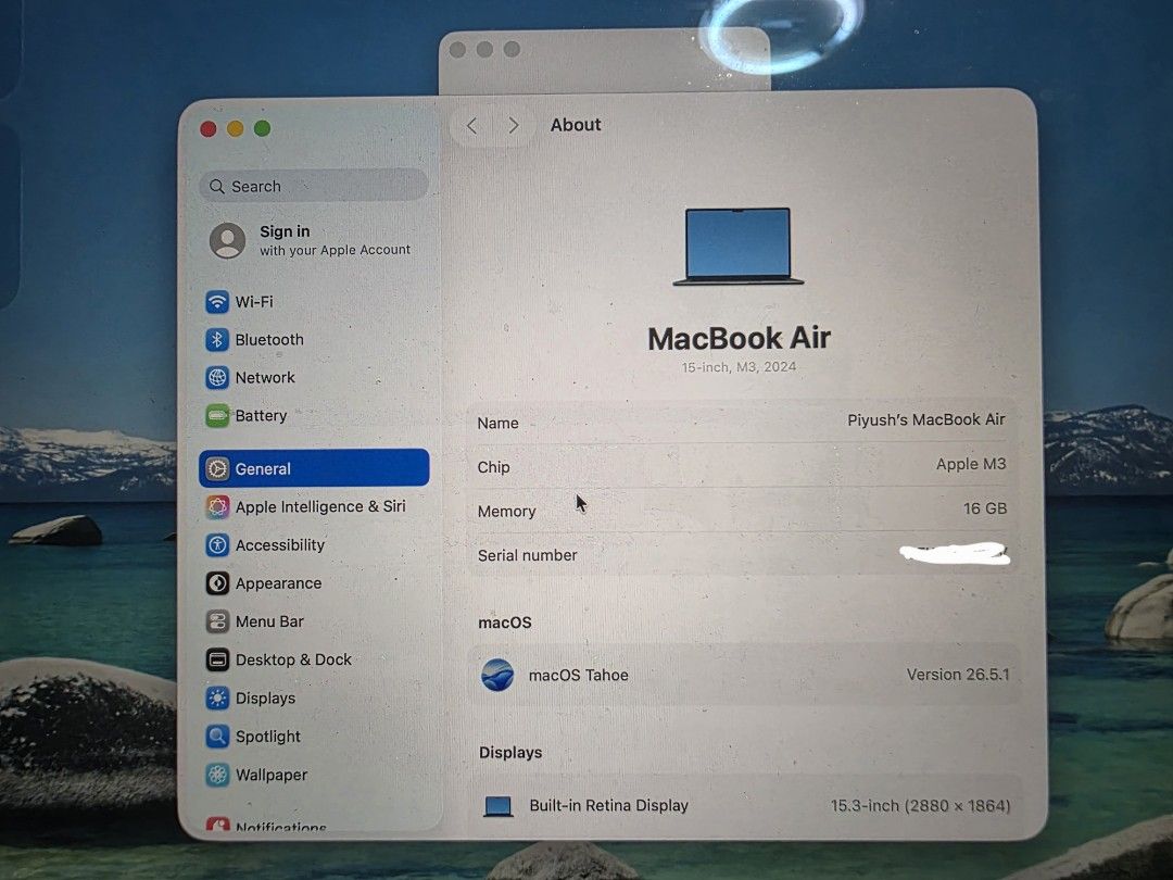 Apple MacBook Air M3473699317974323202