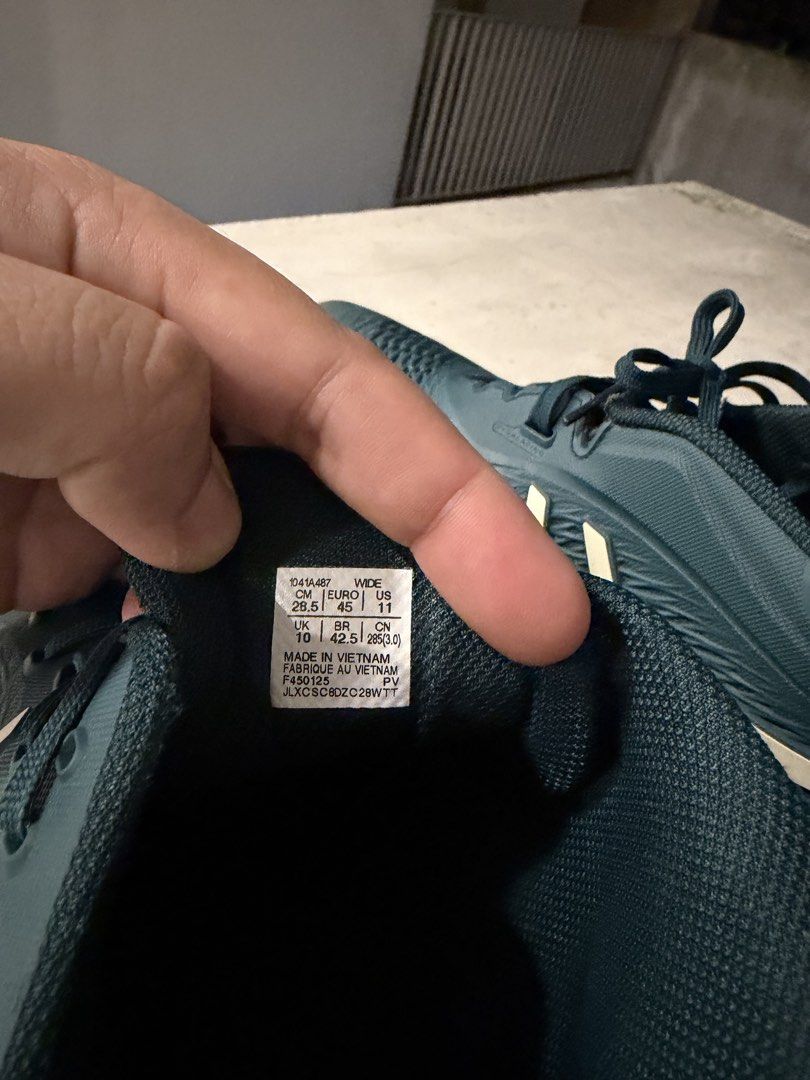 ASICS Gel-Resolution Tennis Shoes Teal Size EU 45 (Category: Sneakers) located in Singapore. Submitted by zack178 (Listing ID 1442016391, Image 2). Description: - ASICS Gel-Resolution X Shoes (Wide) - Color: Teal - Size: US Men's 11/ UK 10/ EU 45 - Ideal for Tennis & Court Sports - Comfortable and Supportive Design - Great for players seeking stability and cushioning - RTS : Upgrading to a different brand - Wide 🦶 - Lightly used (10-15 times onl