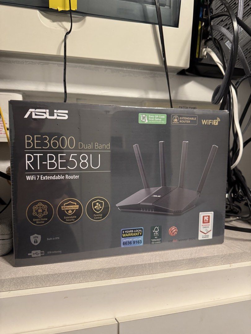 ASUS RT-BE58U WiFi 7 Dual Band Extendable Router