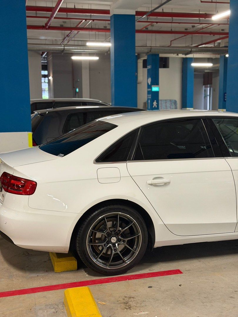Audi A4 1.8 T (A) (Category: Used Cars) located in Singapore. Submitted by 7teen (Listing ID 1441982175, Image 1). Description: Car is in excellent condition as most issues have been repaired, with receipt to prove. Changed all of the wear and tear and car is good to go until the end. Can meet up first before dealing .