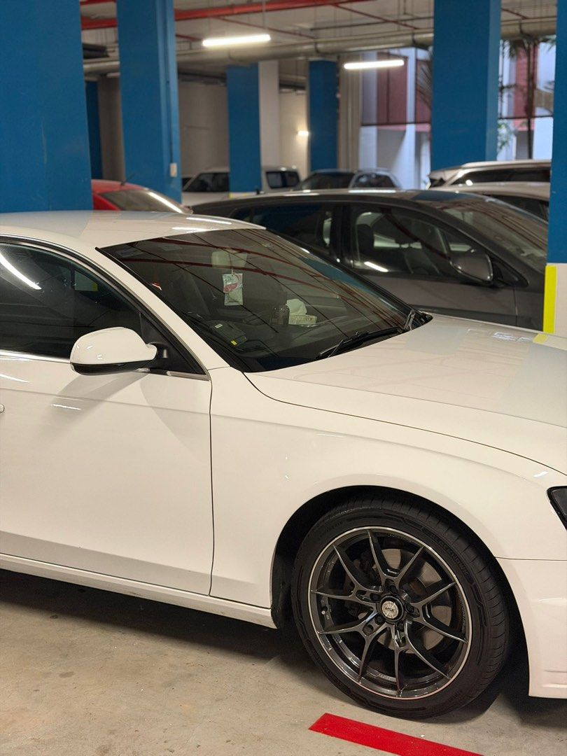 Audi A4 1.8 T (A) (Category: Used Cars) located in Singapore. Submitted by 7teen (Listing ID 1441982175, Image 2). Description: Car is in excellent condition as most issues have been repaired, with receipt to prove. Changed all of the wear and tear and car is good to go until the end. Can meet up first before dealing .