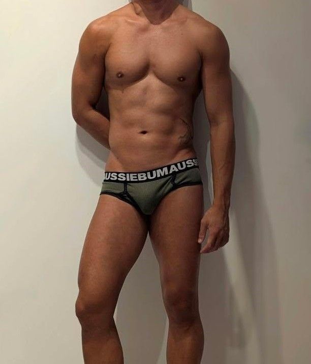 AussieBum Men's Underwear - Size S (Category: New Underwear) located in Singapore. Submitted by hc3859 (Listing ID 1430073503, Image 1). Description: 3 pairs of AussieBum men's briefs. 2 with camouflage pattern. Brand new and unworn. 1 olive green. lightly used. All are size S..